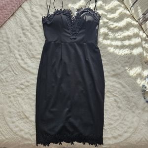 Papaya black dress